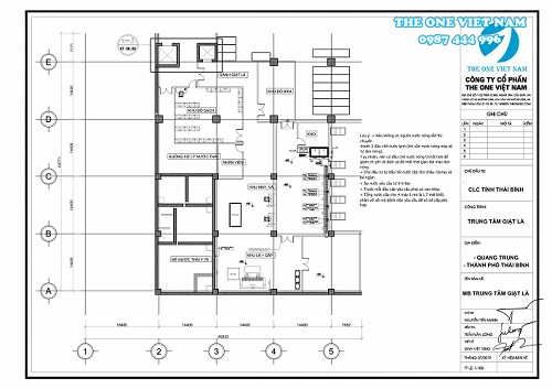 Bản vẽ xưởng giặt